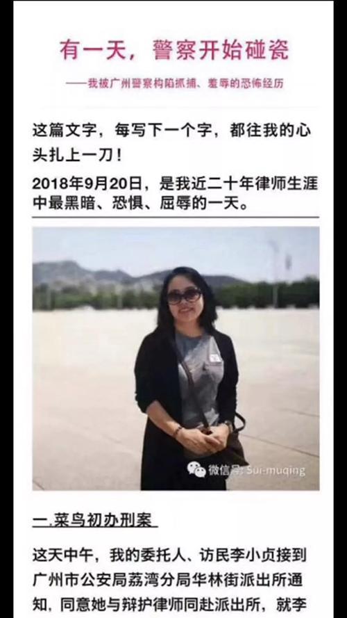 女律师称遭警察脱衣检查 媒体:应公开视频平息争议